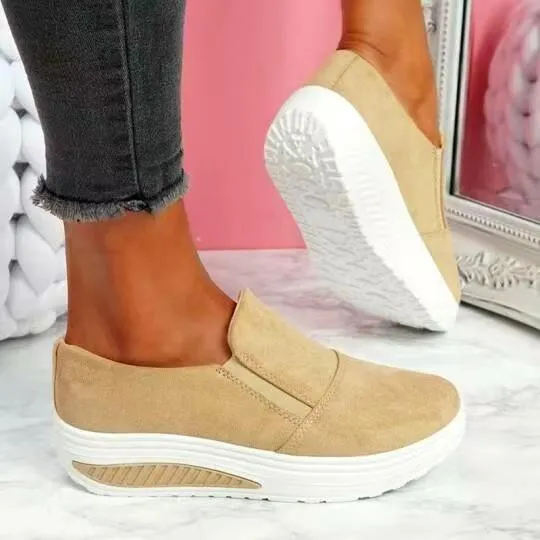 Low-top-Round Toe-Casual canvas Shoes.