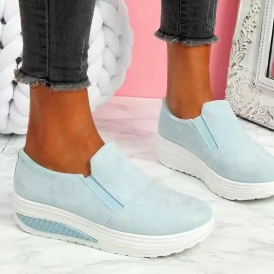 Low-top-Round Toe-Casual canvas Shoes.