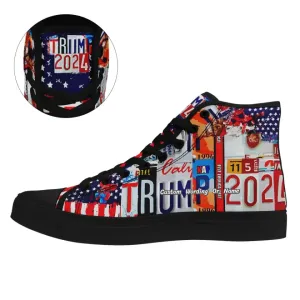 Luxury Gifts,Personalized Trump High Top Sneakers, Custom Comfort shoes, Unisex Shoes,FN024-24020042