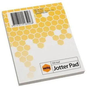 Marbig Jotter Pad Paper 100 Leaf 100x128Mm