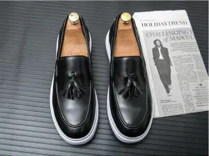 Men Are Taller And Wear Leather Shoes