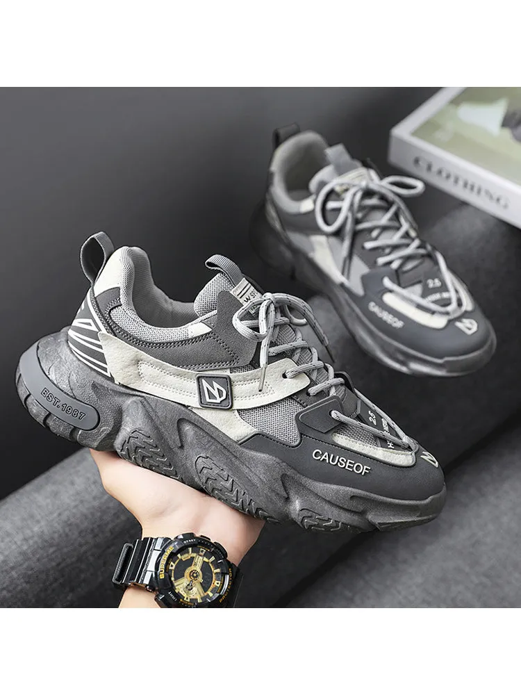 Men'S Flyweaving Added-Height Casual Shoes