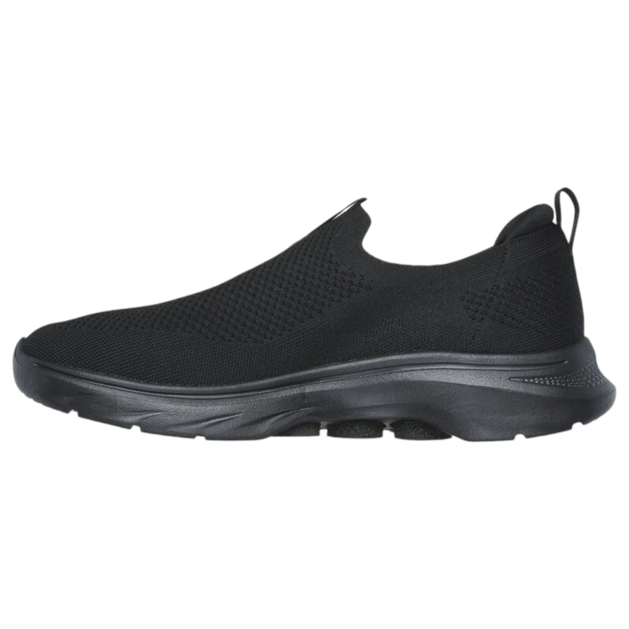 Mens Skechers Go Walk 7 Black Slip On Sneaker Shoes