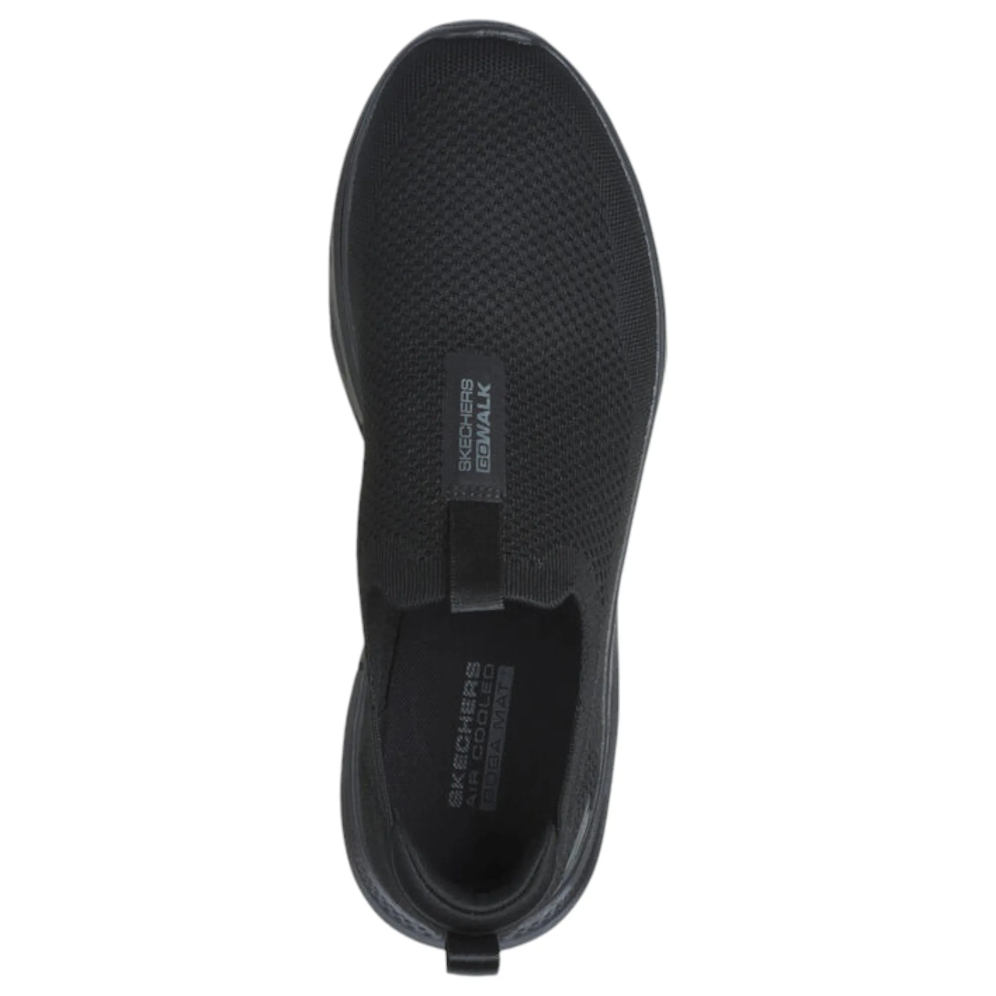 Mens Skechers Go Walk 7 Black Slip On Sneaker Shoes
