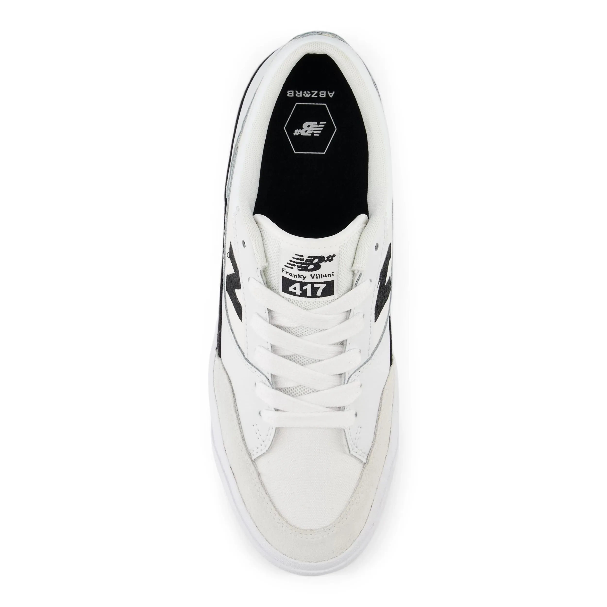 New Balance Numeric 417 Franky Villani Low Skateboard Shoe - White/Black