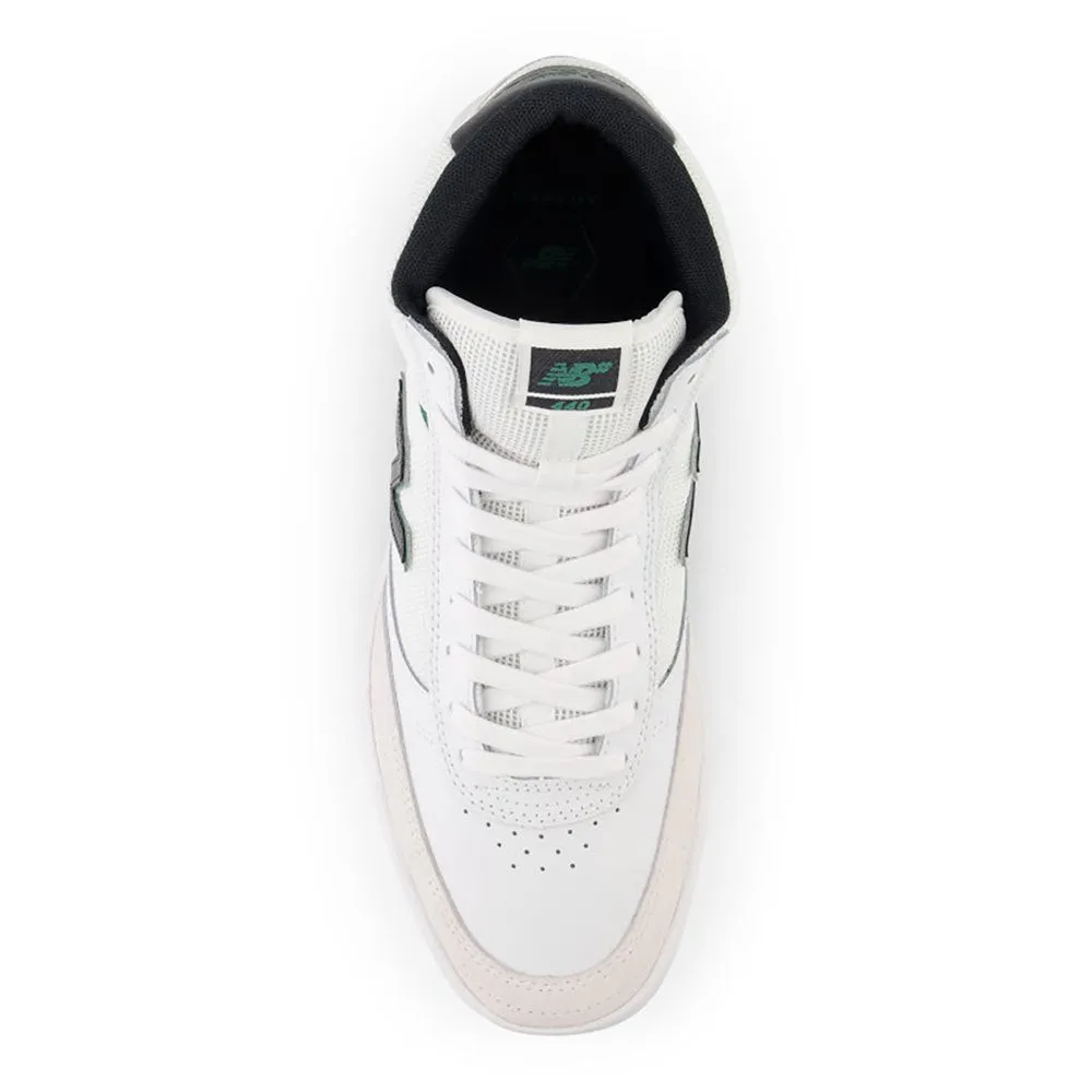 New Balance Numeric - 440 High in White/Black/Green