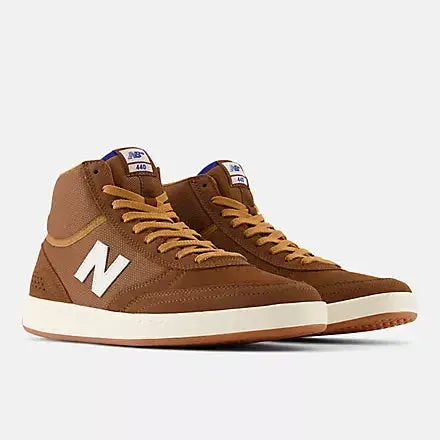 New Balance Numeric 440 High Shoes - Brown/White