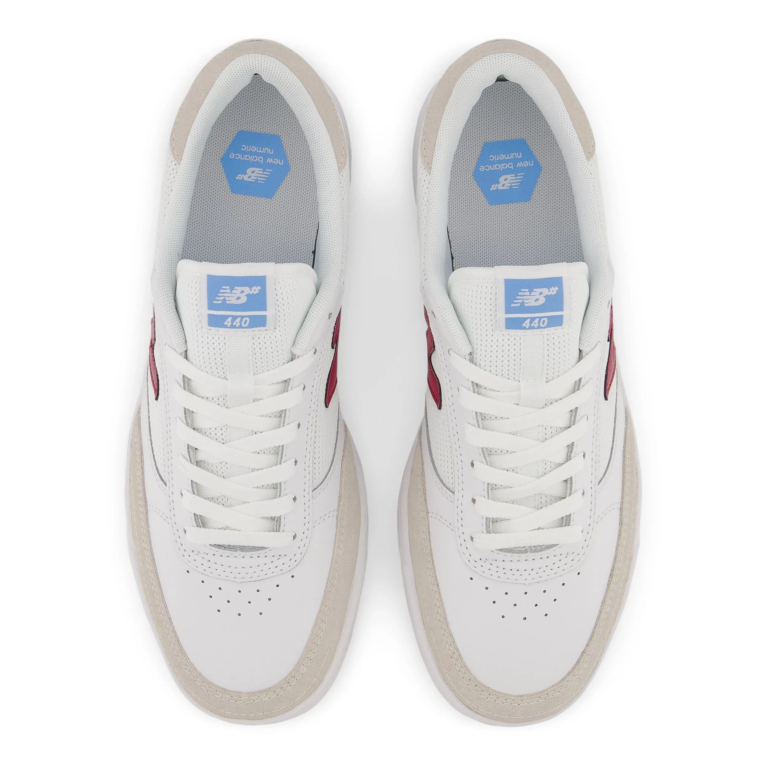 New Balance Numeric 440 Skateboard Shoe - White/Red