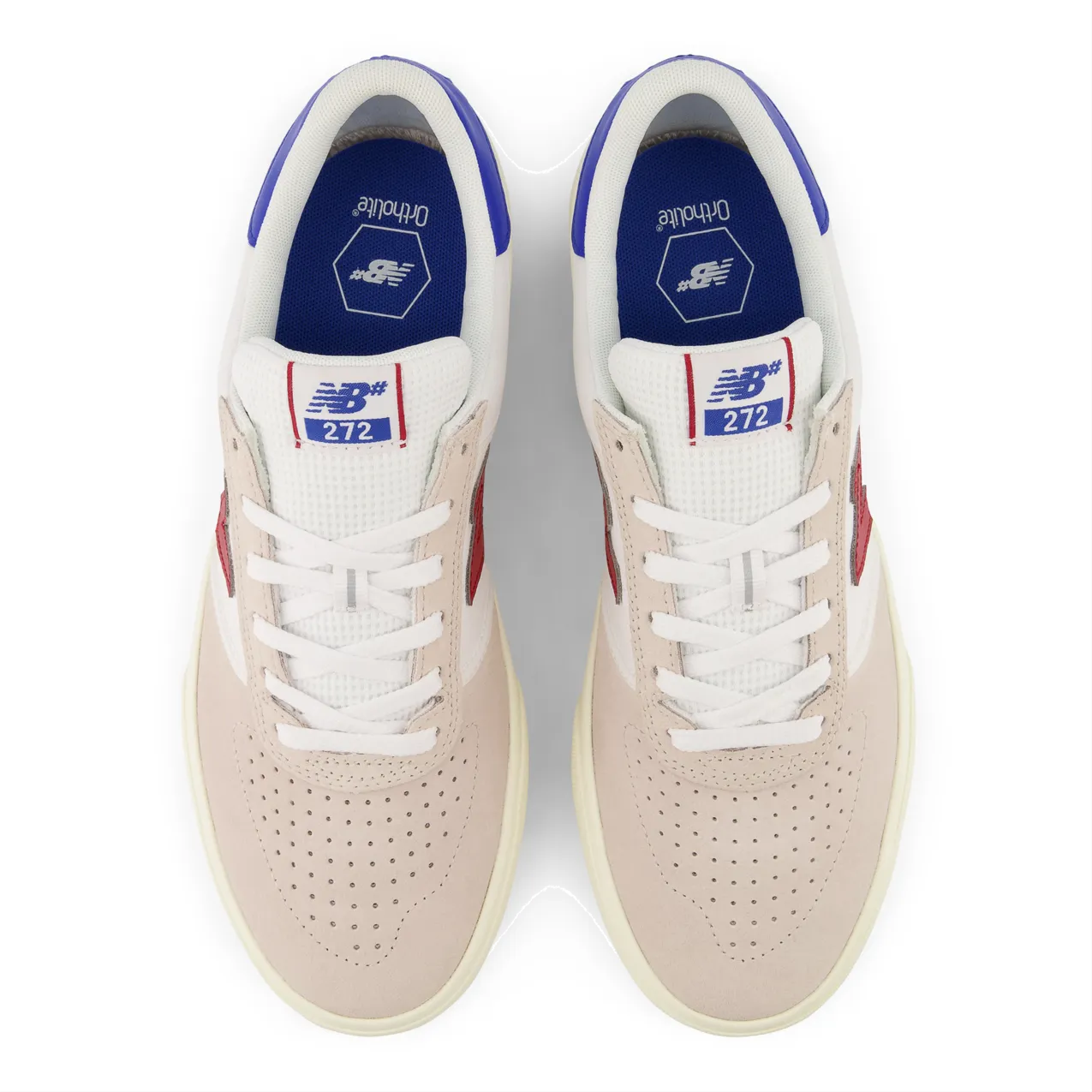 New Balance Numeric Men's 272 White Red Shoes