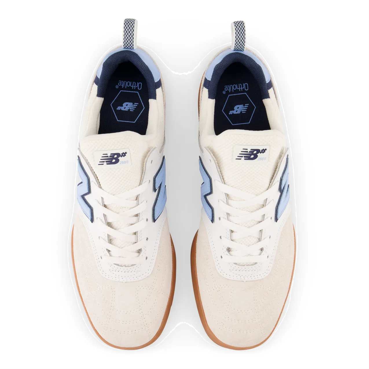 New Balance Numeric Men's 288 Sport White Light Blue Shoes