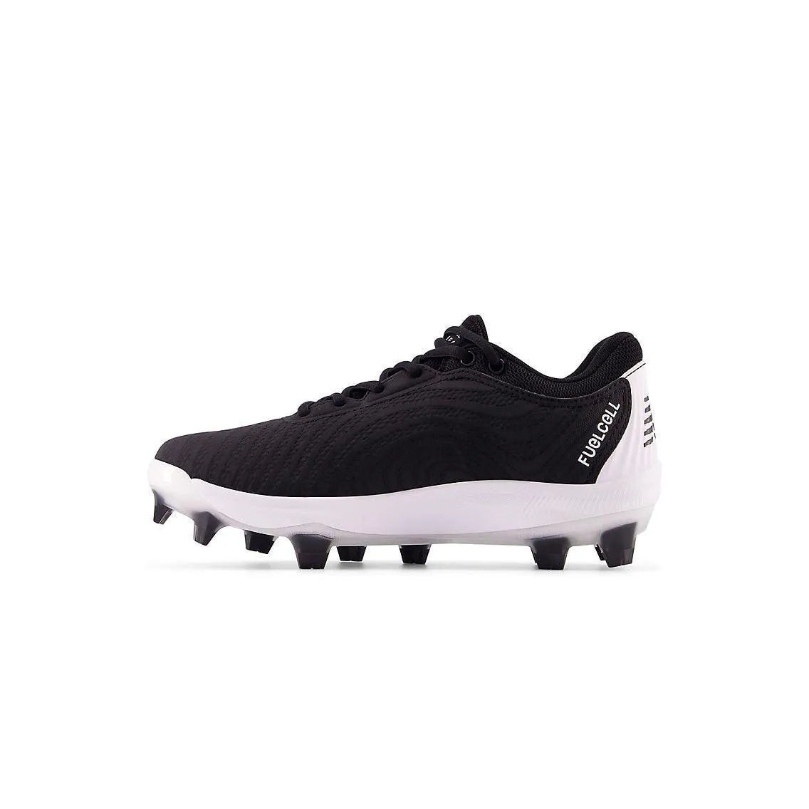 New Balance Women's FuelCell FUSE v4 Molded Fastpitch Softball Cleats - Black/Optic White - SPFUSEK4
