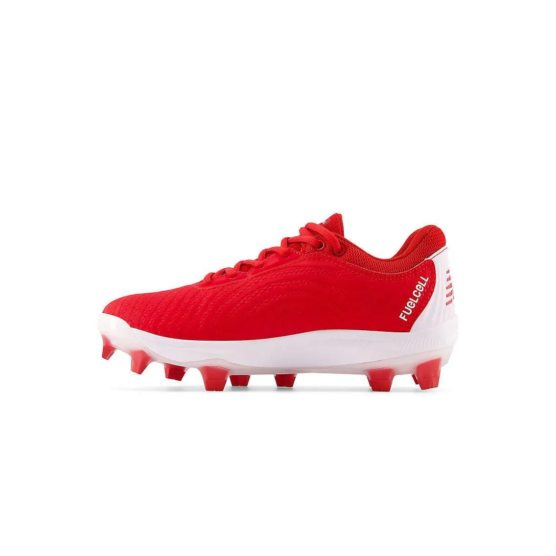 New Balance Women's FuelCell FUSE v4 Molded Fastpitch Softball Cleats - Team Red/Optic White - SPFUSER4
