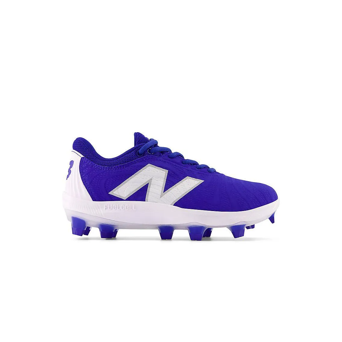 New Balance Women's FuelCell FUSE v4 Molded Fastpitch Softball Cleats - Team Royal/Optic White - SPFUSEB4