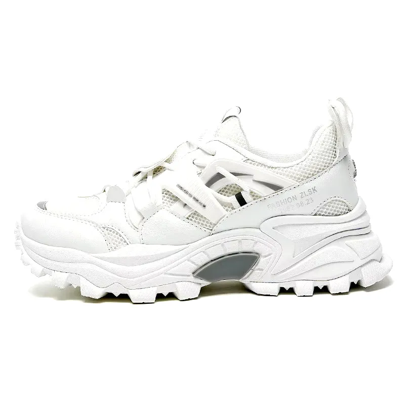 NEW Mens Sneakers Breathable Damping Sports Shoes Couple Casual Shoes Thick Sole Running Walking Shoes Trainers Sport Sneakers