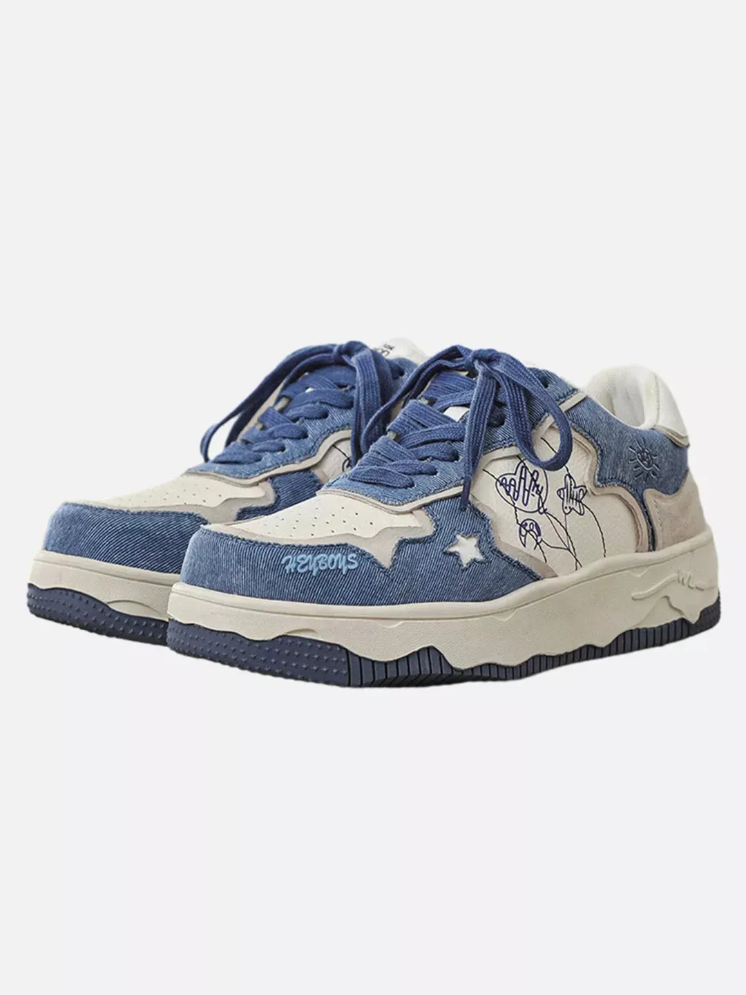 Niceprimes  Casual Sports Thick-soled Board Shoes