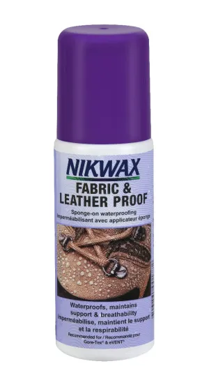 Nikwax Fabric & Leather Sponge-On Waterproofing