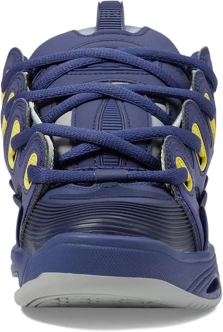 Osiris D3 2001 Cadet Blue Yellow Mens Skate Trainers Shoes