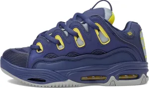 Osiris D3 2001 Cadet Blue Yellow Mens Skate Trainers Shoes