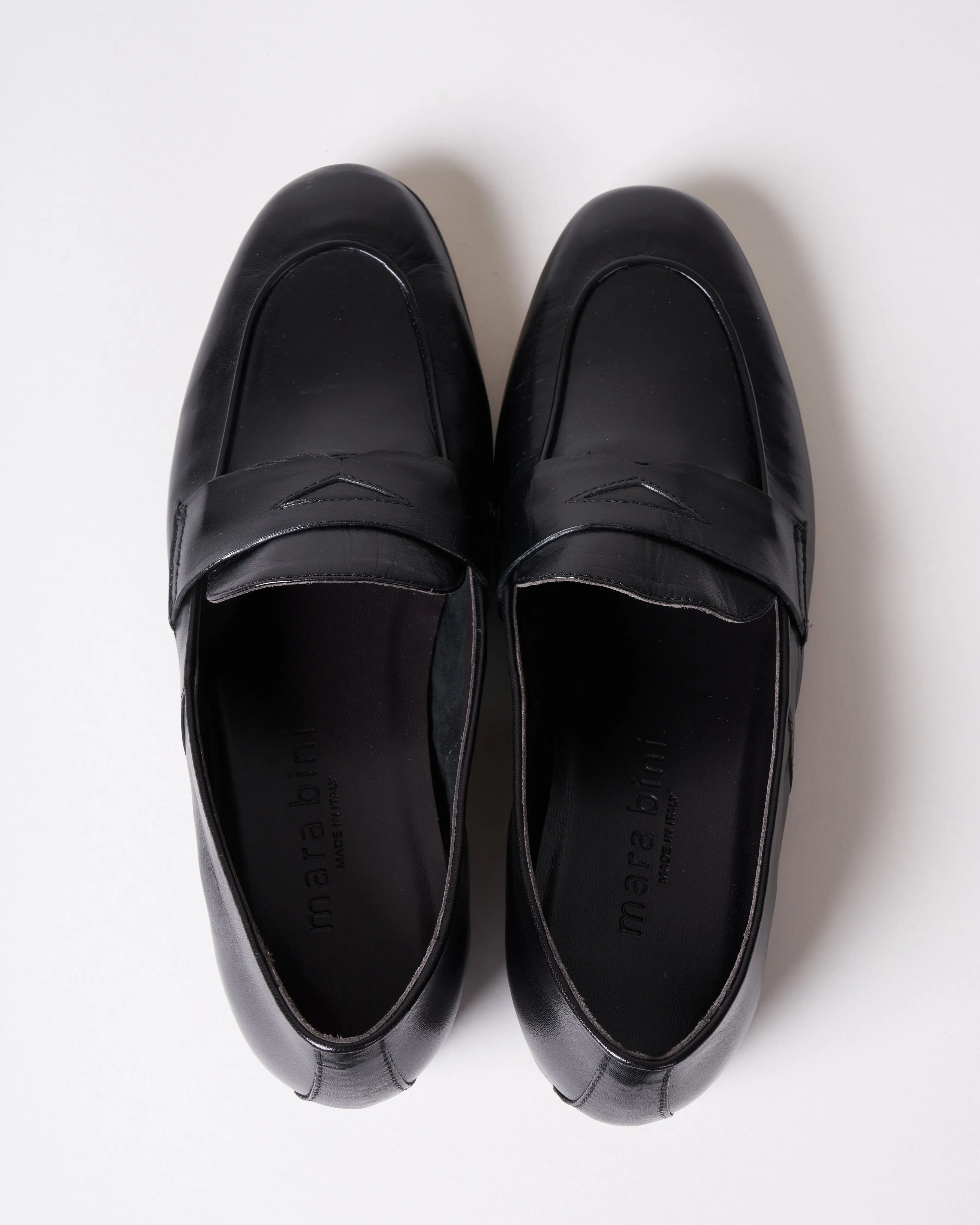 penny loafer - nero nappa