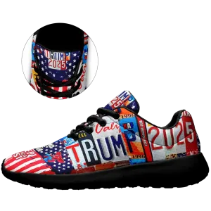 Personalized Trump 2025 Sneakers, Custom Lightweight Shoes, Breathable Sport Shoes