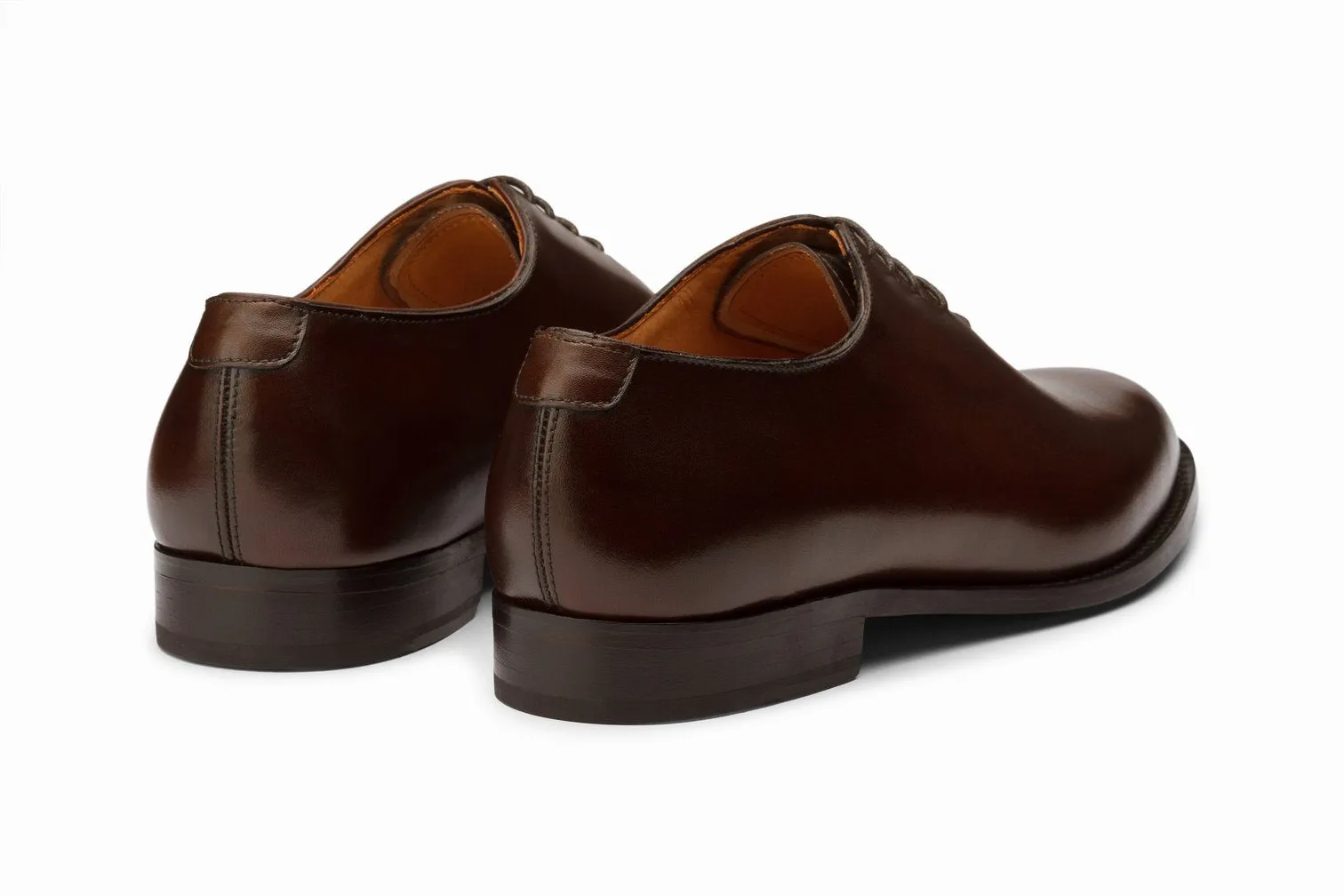 Plain Wholecut Oxford - Dark Brown