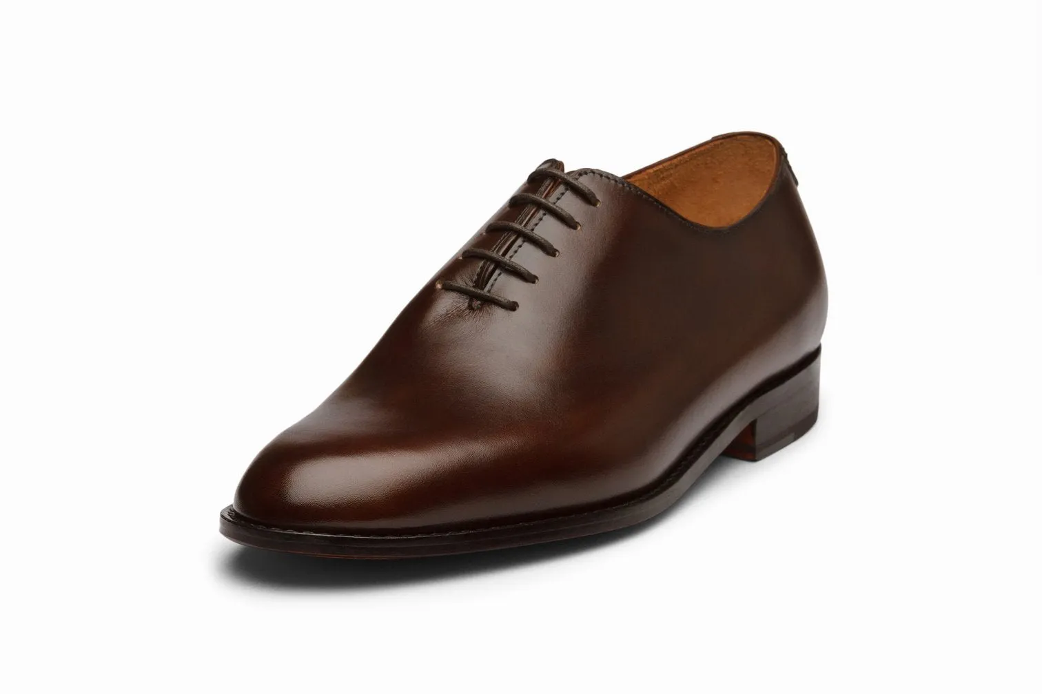 Plain Wholecut Oxford - Dark Brown