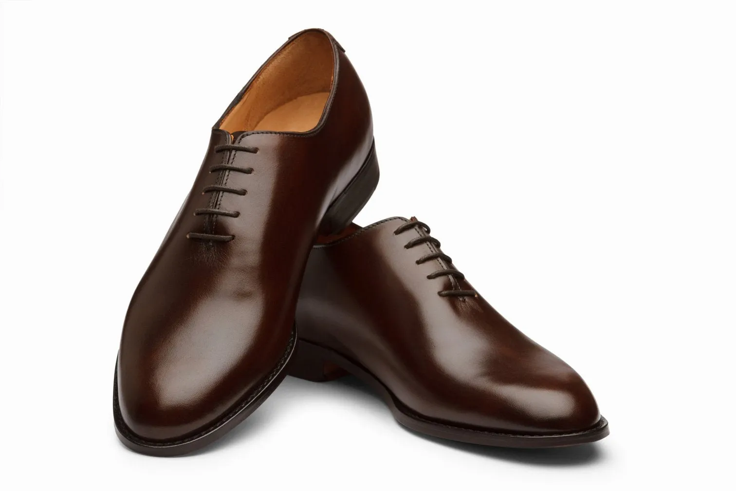 Plain Wholecut Oxford - Dark Brown