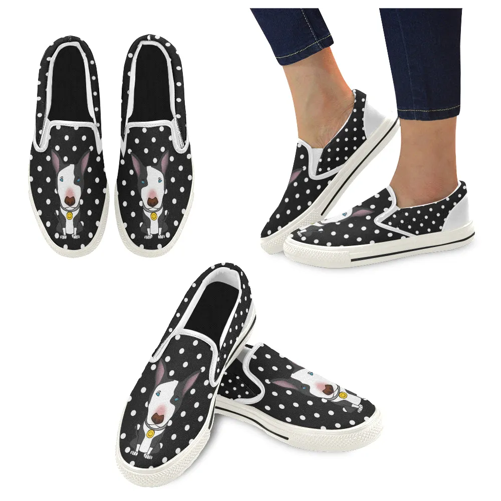 Polka-Dot Slip-on Skate shoes - Black Dog