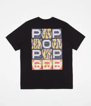 Pop Trading Company x Gilles De Brock T-Shirt - Black