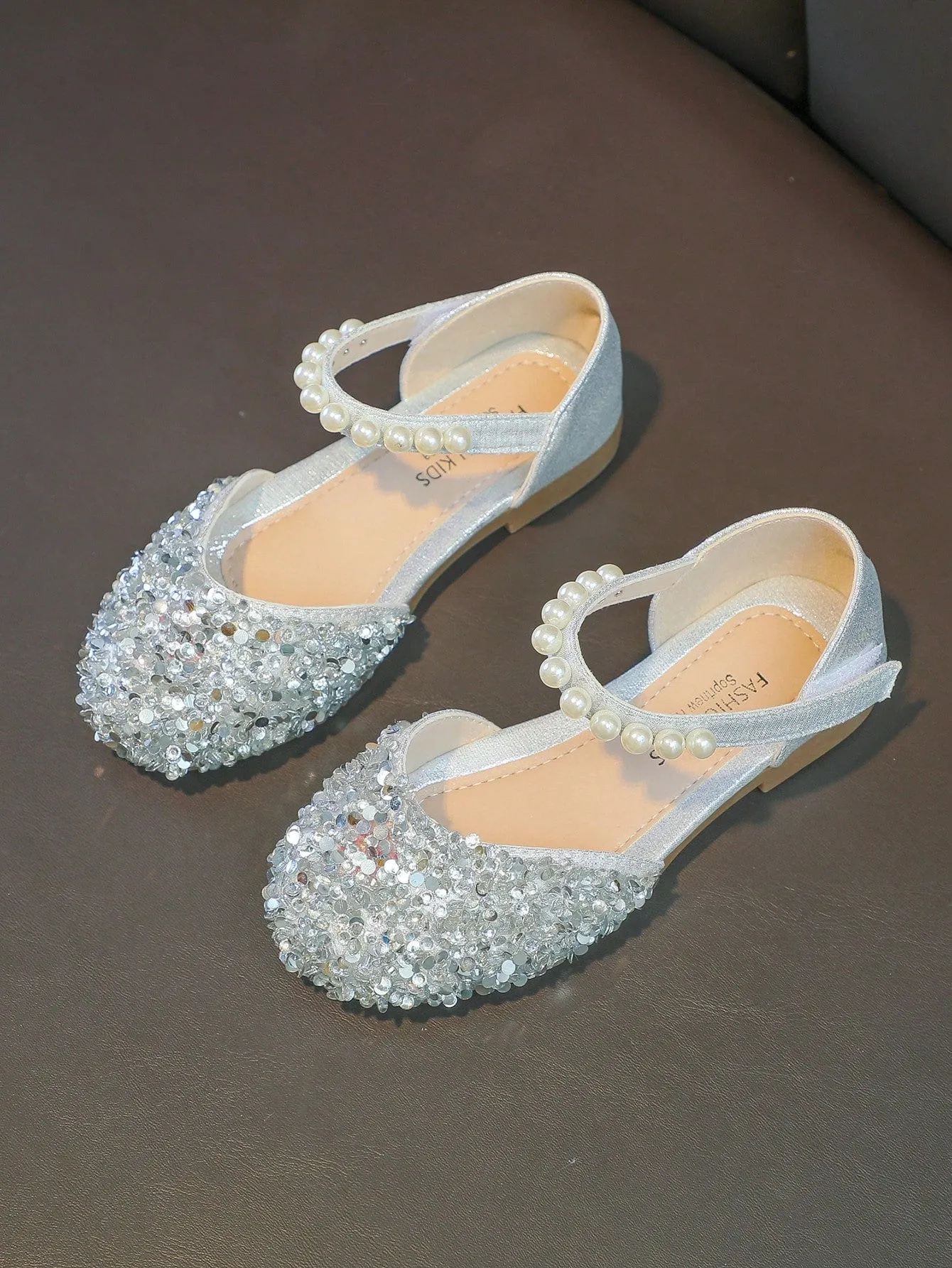 Rhinestone Princess Shoes For Girls