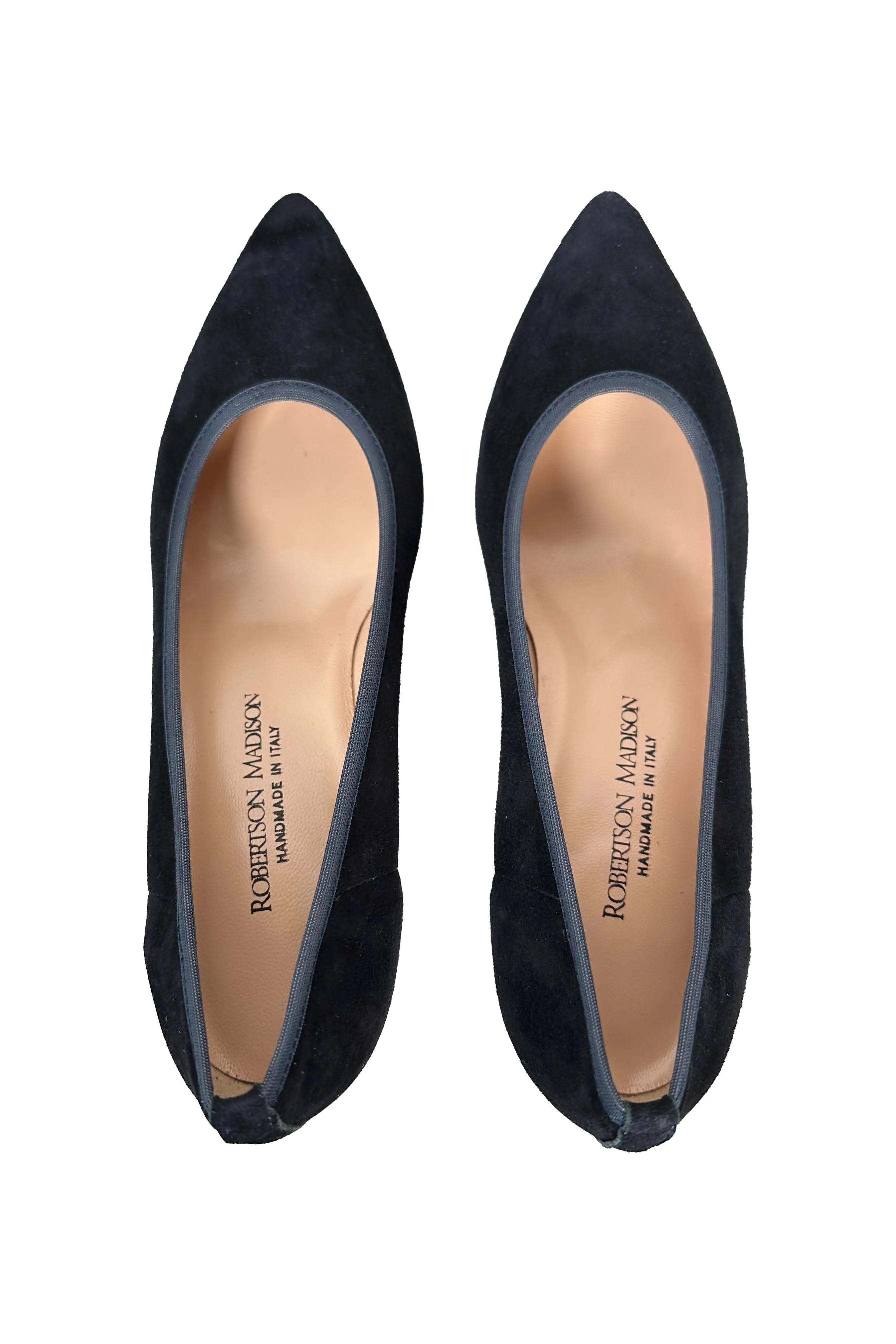 Robertson Madison Leslie 74150 Pump | Blu Camoscio Suede