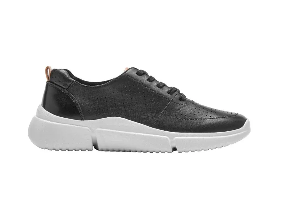 Rockport Women's Washable R-Evolution W Perf Lace Walking Shoes Black Size 8M