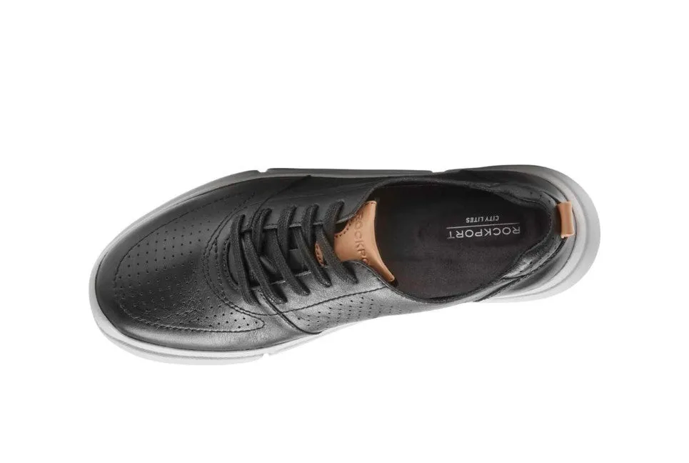 Rockport Women's Washable R-Evolution W Perf Lace Walking Shoes Black Size 8M