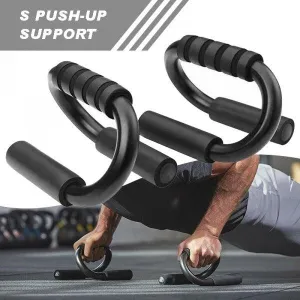 S-shaped Foam  Push-up Bar Stand For Fitness Training -HD-49