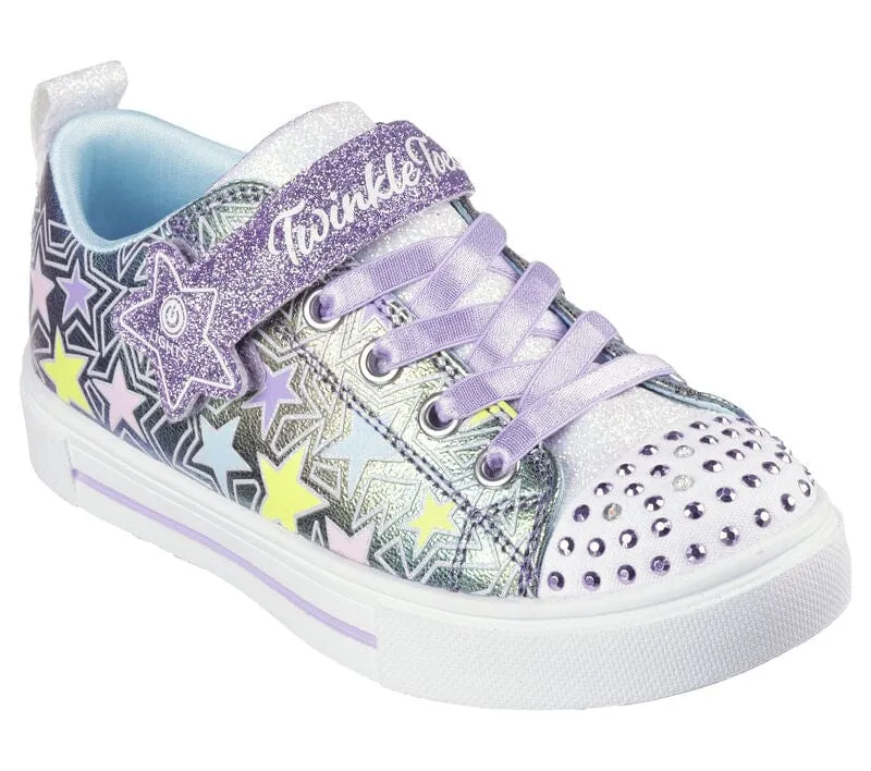 Skechers Kid's Twinkle Sparks - Shimmer Stars - Purple Multi