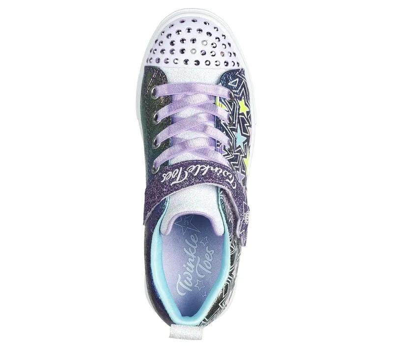 Skechers Kid's Twinkle Sparks - Shimmer Stars - Purple Multi