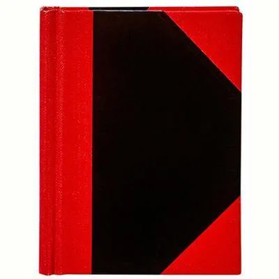 Spirax Notebook Casebound Ruled 100 Leaf A5 Black/Red