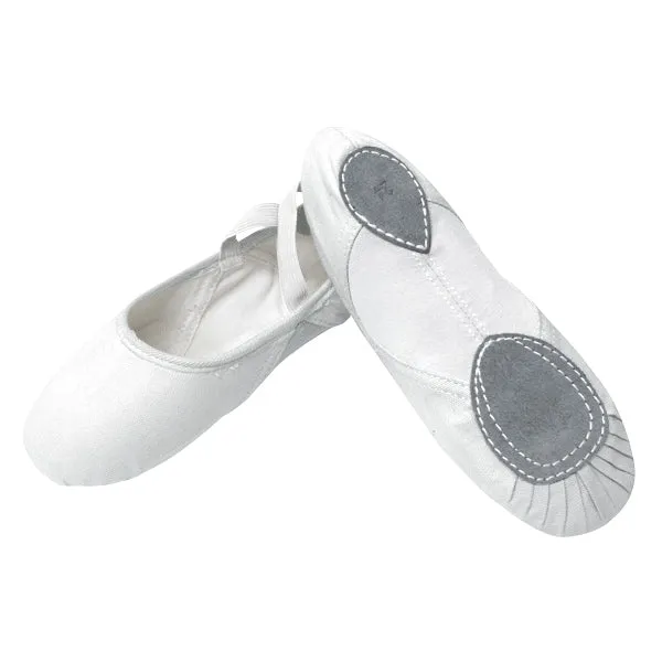 SSYDSC4 Sylvia Southern Cross IV Canvas Split Sole  Ballet Shoes ＜with elastic＞ (Black・White)