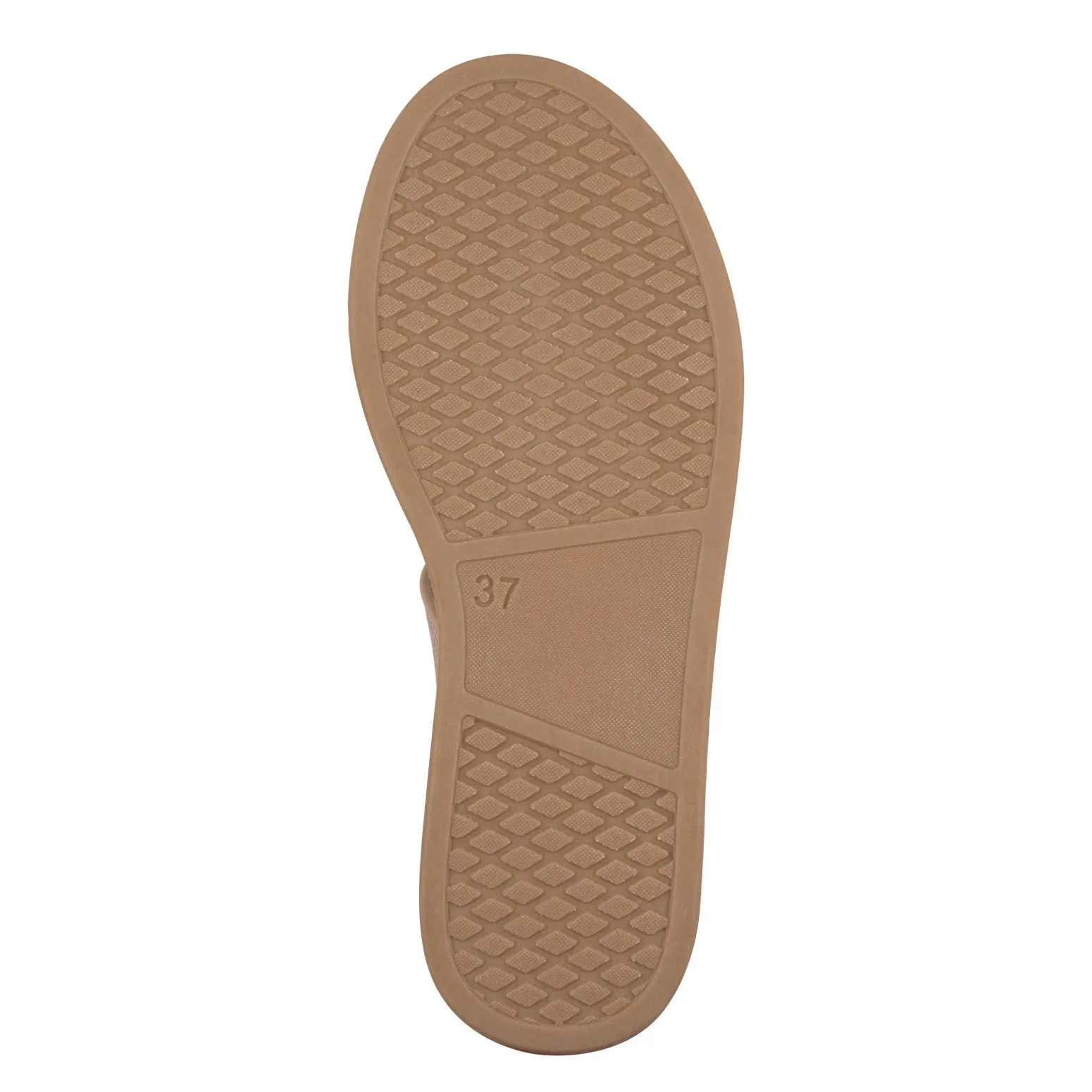 Straw Detail Sandal - Gold