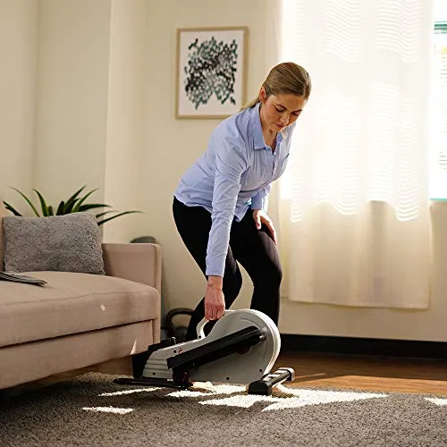 Sunny Health & Fitness Fully Assembled Magnetic Under Desk Elliptical Peddler – SF-E3872