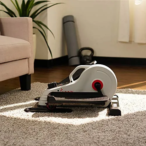 Sunny Health & Fitness Fully Assembled Magnetic Under Desk Elliptical Peddler – SF-E3872