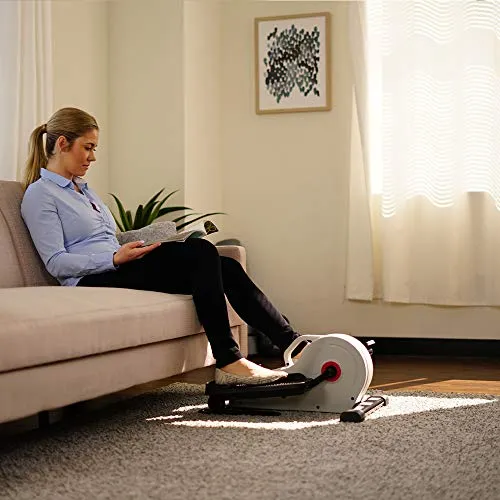 Sunny Health & Fitness Fully Assembled Magnetic Under Desk Elliptical Peddler – SF-E3872