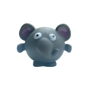 Talking Dog Club Elephant Bouncy Ball Toy for Dogs (Grey)