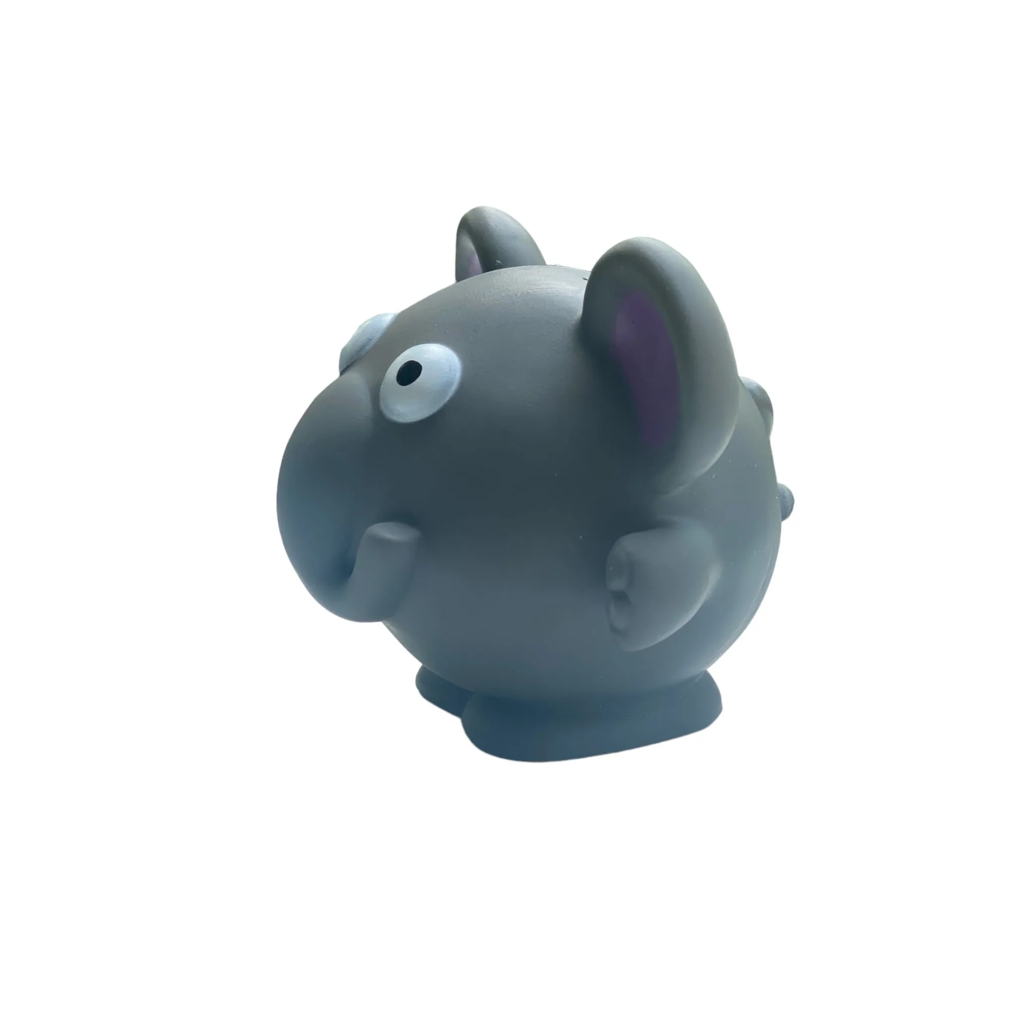 Talking Dog Club Elephant Bouncy Ball Toy for Dogs (Grey)
