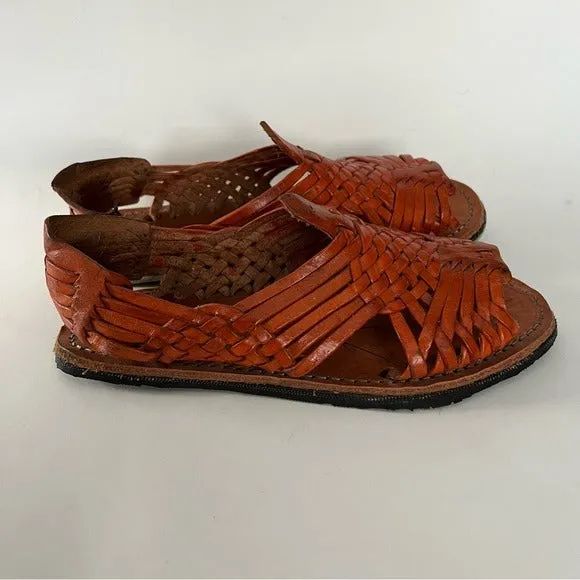 Traditional Mexican Leather Slingback Huarache Sandals