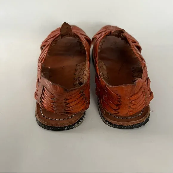 Traditional Mexican Leather Slingback Huarache Sandals