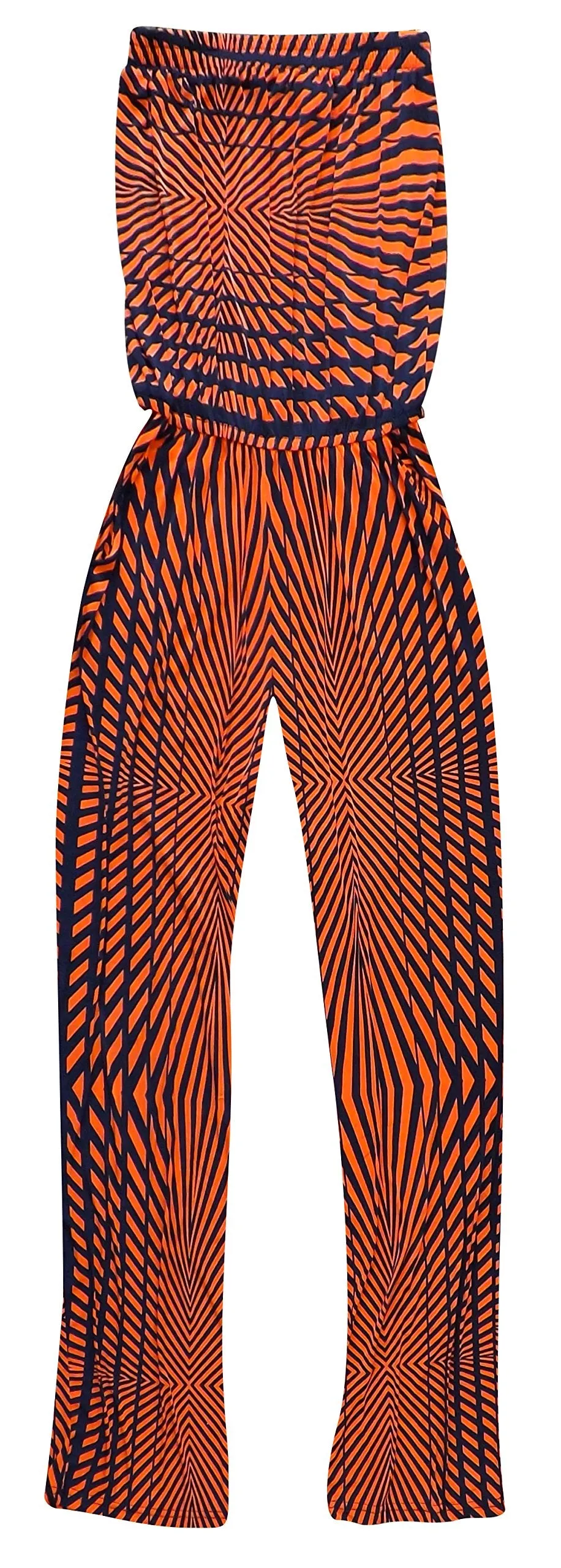 Tribal Geometric Sleeveless Party Wear Romper Jumpsuit Pants