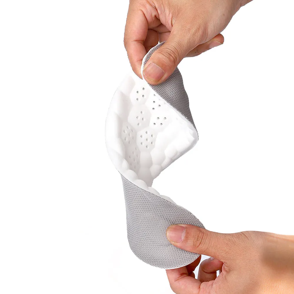 Two Pairs of 4D Shock Absorbing Pillow Insole Shoes Insole-L