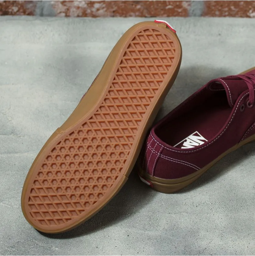 Vans Authentic Pro Skateboard Shoe - Port/Gum