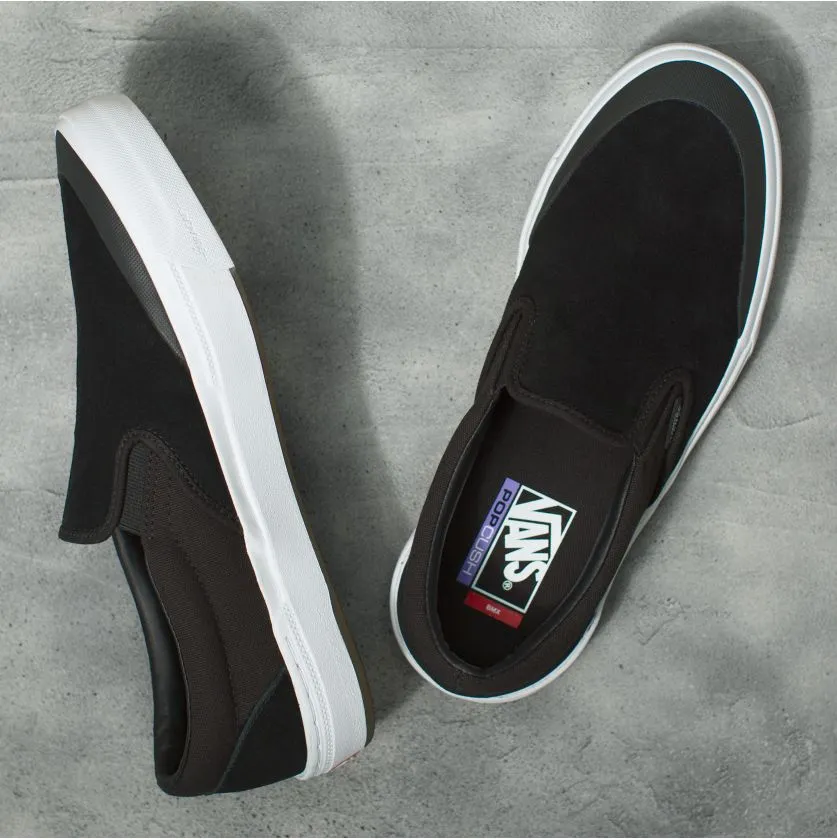 Vans BMX Slip On Shoe - Black/White/Gray